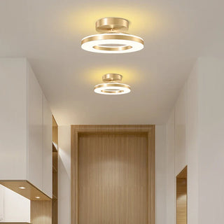 Vnitřní Moderní LED Kroužkové Stropní Svítidlo | Kruhový Design