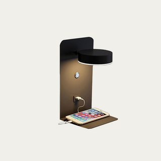 Vnitřní LED Nástěnné Svítidlo | Moderní Inteligentní Design s USB Policí