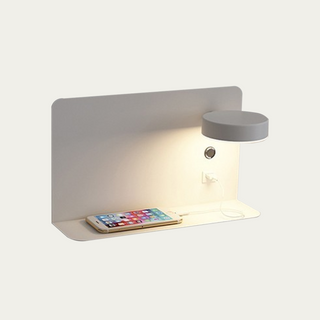 Vnitřní LED Nástěnné Svítidlo | Moderní Inteligentní Design s USB Policí