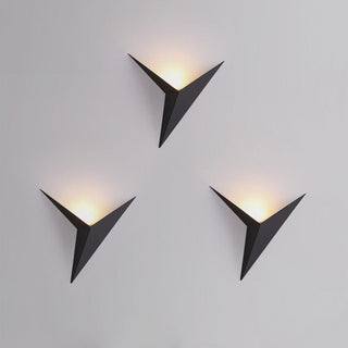 Vnitřní moderní LED nástěnné světlo | Minimalistický trojúhelníkový design