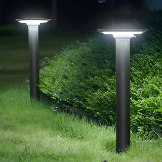 Venkovní Cestní Světlo | Solární Černá LED Zahradní Lampa