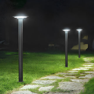 Venkovní Cestní Světlo | Solární Černá LED Zahradní Lampa