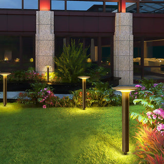 Venkovní Cestní Světlo | Solární Černá LED Zahradní Lampa
