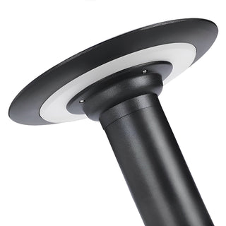 Venkovní Cestní Světlo | Solární Černá LED Zahradní Lampa