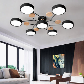 Moderní LED Lustr Do Obývacího Pokoje | Vícebodové Stropní Svítidlo