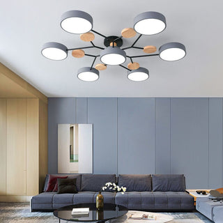 Moderní LED Lustr Do Obývacího Pokoje | Vícebodové Stropní Svítidlo