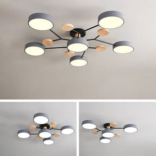 Moderní LED Lustr Do Obývacího Pokoje | Vícebodové Stropní Svítidlo