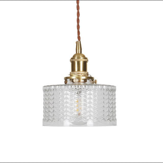 Suspension cylindrique moderne pour salon