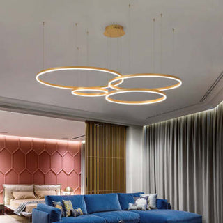 Kruhové Závěsné LED Svítidlo | Moderní Designový Lustr