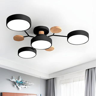 Moderní LED Lustr Do Obývacího Pokoje | Vícebodové Stropní Svítidlo