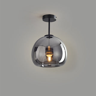 Skleněné Stropní Svítidlo E27 | Retro Lampa Na Strop