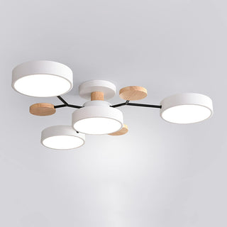 Moderní LED Lustr Do Obývacího Pokoje | Vícebodové Stropní Svítidlo