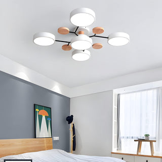 Moderní LED Lustr Do Obývacího Pokoje | Vícebodové Stropní Svítidlo