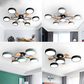 Moderní LED Lustr Do Obývacího Pokoje | Vícebodové Stropní Svítidlo