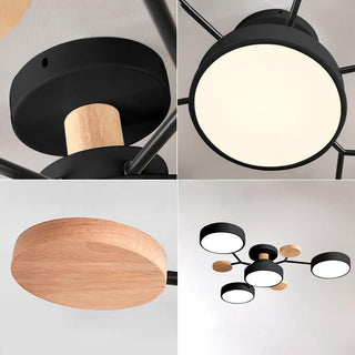 Moderní LED Lustr Do Obývacího Pokoje | Vícebodové Stropní Svítidlo