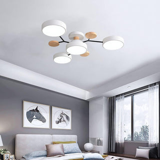 Moderní LED Lustr Do Obývacího Pokoje | Vícebodové Stropní Svítidlo