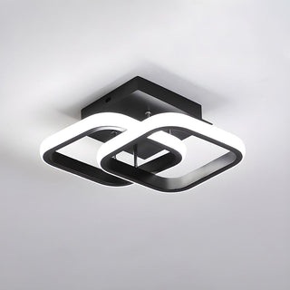 Vnitřní Stropní Svítidlo | LED Zakřivený Kovový Rám