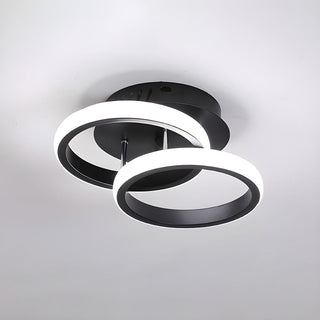 Vnitřní Stropní Svítidlo | LED Zakřivený Kovový Rám
