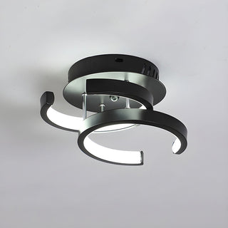 Vnitřní Stropní Svítidlo | LED Zakřivený Kovový Rám