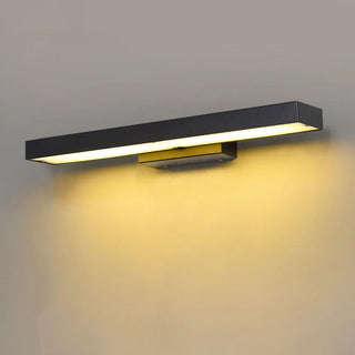 Zewnętrzna nowoczesna lampa ścienna | Czarny LED czujnik design