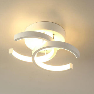 Vnitřní Stropní Svítidlo | LED Zakřivený Kovový Rám