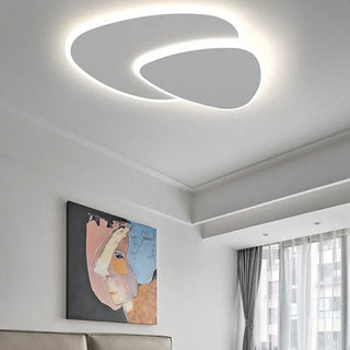 Vnitřní LED Stropní Svítidlo | Moderní Bílá Geometrický Design