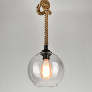 Vnitřní Dekorativní Závěsná Lampa | Retro Design s Lanem