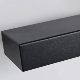 Zewnętrzna nowoczesna lampa ścienna | Czarny LED czujnik design