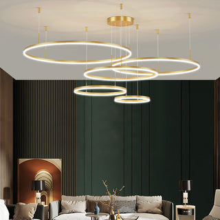 Kruhové Závěsné LED Svítidlo | Moderní Designový Lustr