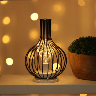 Vnitřní moderní stolní lampa | Černá Dekorativní bezdrátový LED design