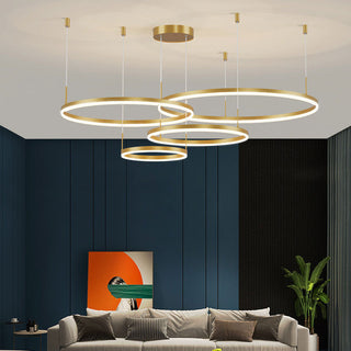 Kruhové Závěsné LED Svítidlo | Moderní Designový Lustr