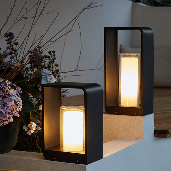 Lampadaire extérieur solaire avec télécommande