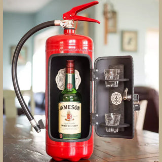 Minibar camion de pompiers avec support pour bouteilles pour décoration intérieure