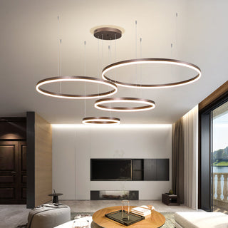 Kruhové Závěsné LED Svítidlo | Moderní Designový Lustr