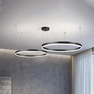 Kruhové Závěsné LED Svítidlo | Moderní Designový Lustr