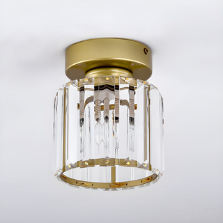Krystalové Černé Stropní Svítidlo | Moderní Lampa E27