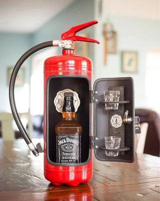 Minibar camion de pompiers avec support pour bouteilles pour décoration intérieure
