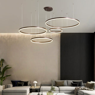 Kruhové Závěsné LED Svítidlo | Moderní Designový Lustr