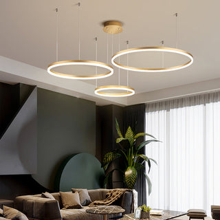 Kruhové Závěsné LED Svítidlo | Moderní Designový Lustr