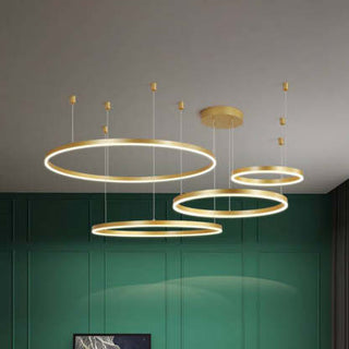 Kruhové Závěsné LED Svítidlo | Moderní Designový Lustr