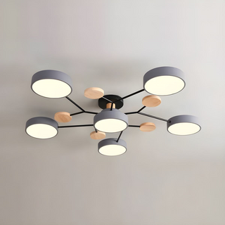 Moderní LED Lustr Do Obývacího Pokoje | Vícebodové Stropní Svítidlo