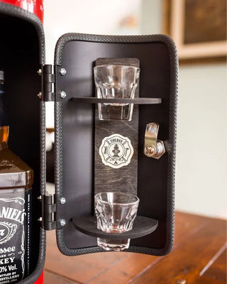 Minibar camion de pompiers avec support pour bouteilles pour décoration intérieure