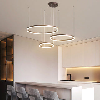 Kruhové Závěsné LED Svítidlo | Moderní Designový Lustr