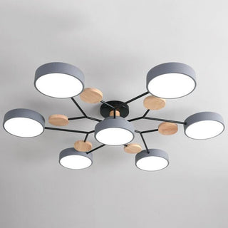 Moderní LED Lustr Do Obývacího Pokoje | Vícebodové Stropní Svítidlo