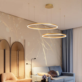 Kruhové Závěsné LED Svítidlo | Moderní Designový Lustr