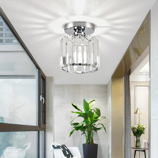 Krystalové Černé Stropní Svítidlo | Moderní Lampa E27