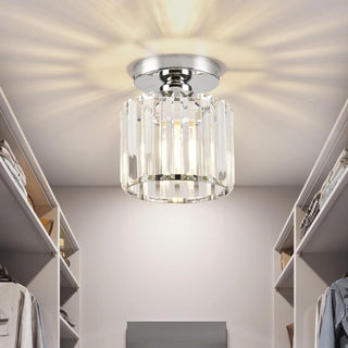 Krystalové Černé Stropní Svítidlo | Moderní Lampa E27