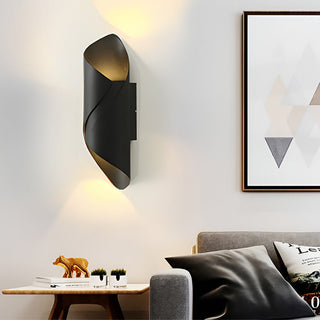 Venkovní a Vnitřní Nástěnné Svítidlo | Moderní Šroubovitá LED Lampa