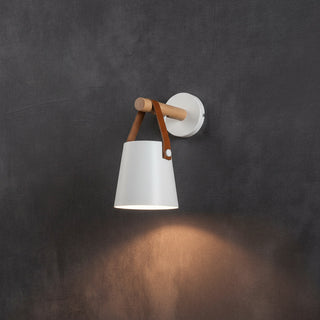 Vnitřní Nástěnná Lampa | Nordický Dřevěný LED Návrh