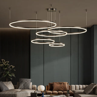 Kruhové Závěsné LED Svítidlo | Moderní Designový Lustr
